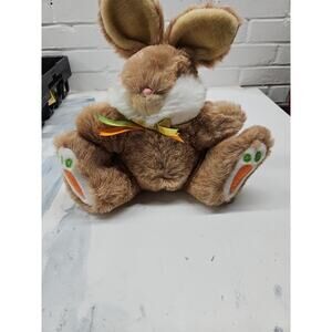 Dan Dee Brown Carrot Bunny Plush 13 Inch